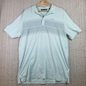 Travis Mathew Polo Shirt Mens XL Pattern Golf Casual Short Sleeve Peru‎